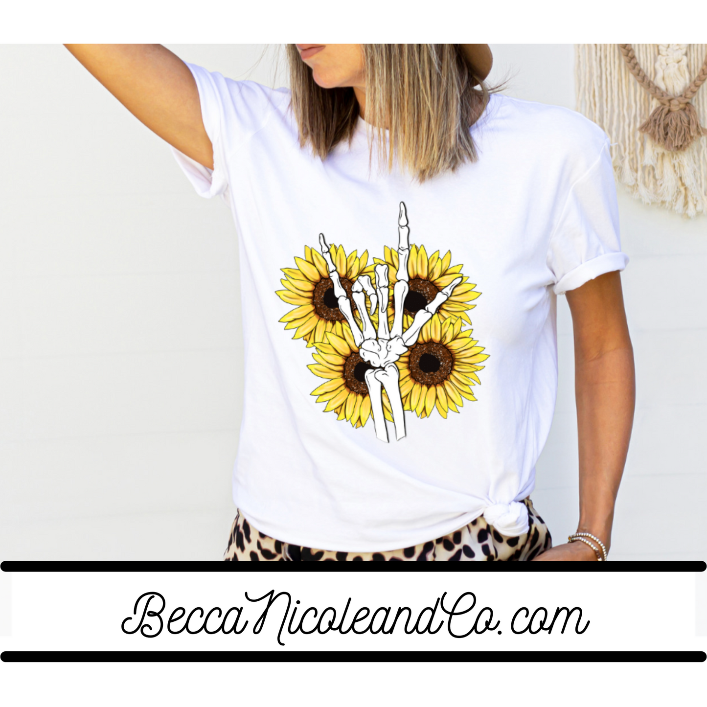 Sunflower Skeleton Tee