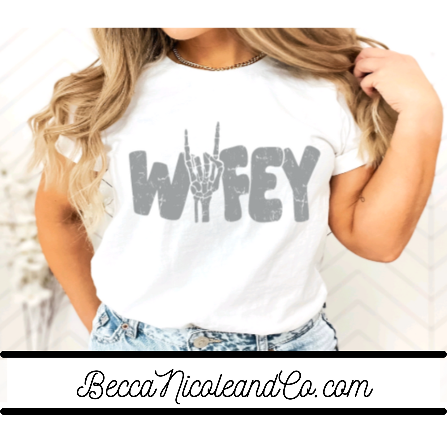 Wifey Skeleton Tee