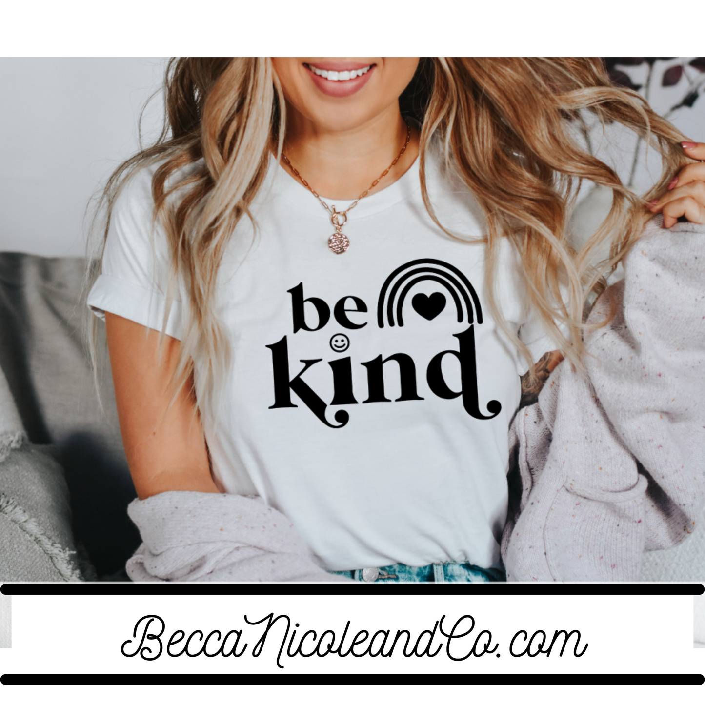 Be Kind Rainbow Tee