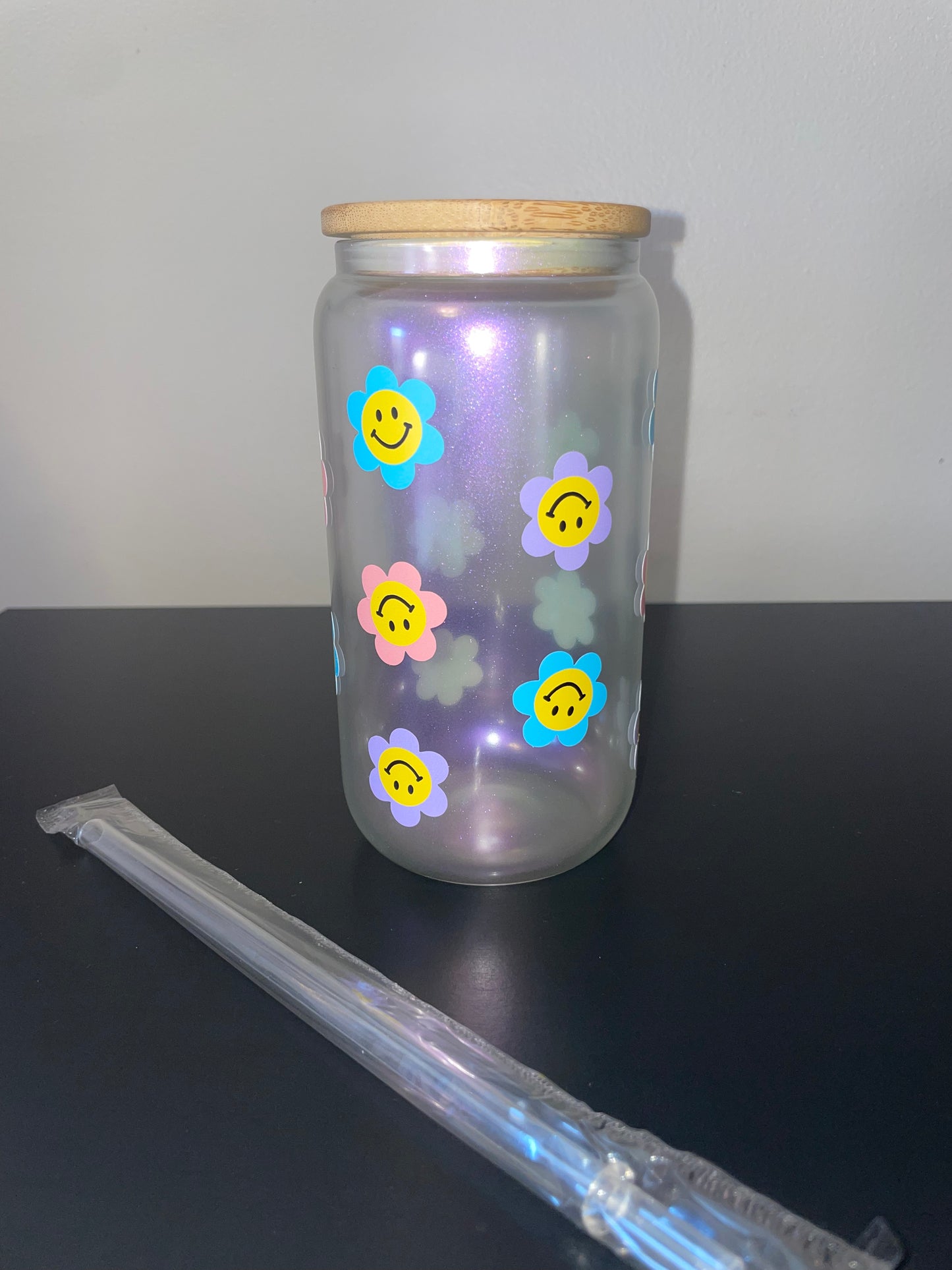 Flower Smileys Libbey